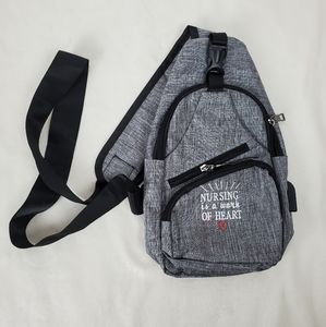 Small nursing crossbody bag